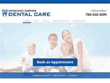 Tablet Screenshot of mckenneycornerdental.com